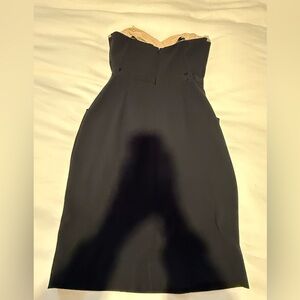 BCBGMAXAZRIA BLACK Strapless dress